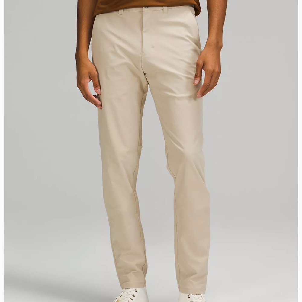 LULULEMON Men’s SLIM-FIT PANT in TAN